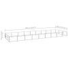 Dog Kennel Silver 290.6 ft² Steel